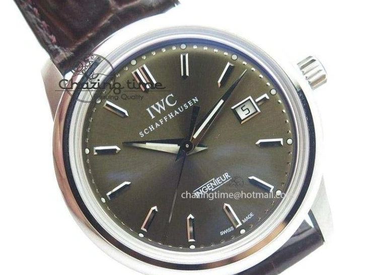 MIROTIME 0316 Affordable Ingeniuer St.Laurens SS Brown Dial MK 1:1 Best Edition On Black Leather Strap A 7365